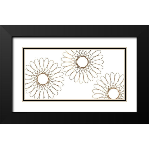 Samba 2 Black Modern Wood Framed Art Print with Double Matting by Lewis, Sheldon