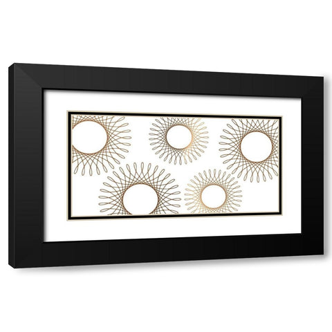 Samba 3 Black Modern Wood Framed Art Print with Double Matting by Lewis, Sheldon