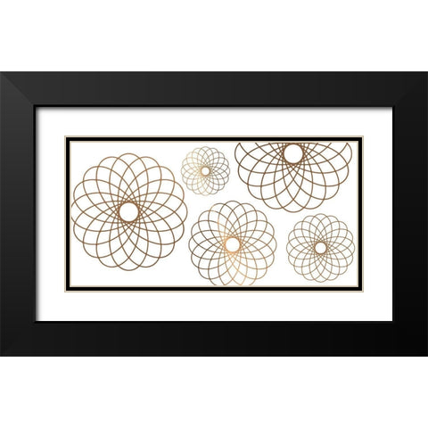 Samba 4 Black Modern Wood Framed Art Print with Double Matting by Lewis, Sheldon
