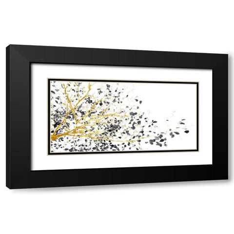 Balance Harmony Black Modern Wood Framed Art Print with Double Matting by Lewis, Sheldon