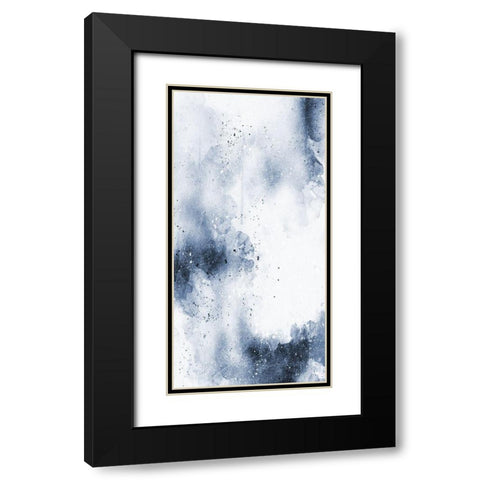Midnight Blues 1 Black Modern Wood Framed Art Print with Double Matting by Lewis, Sheldon