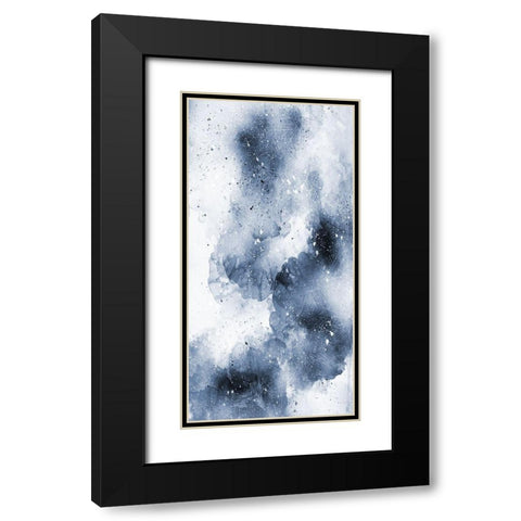 Midnight Blues 2 Black Modern Wood Framed Art Print with Double Matting by Lewis, Sheldon