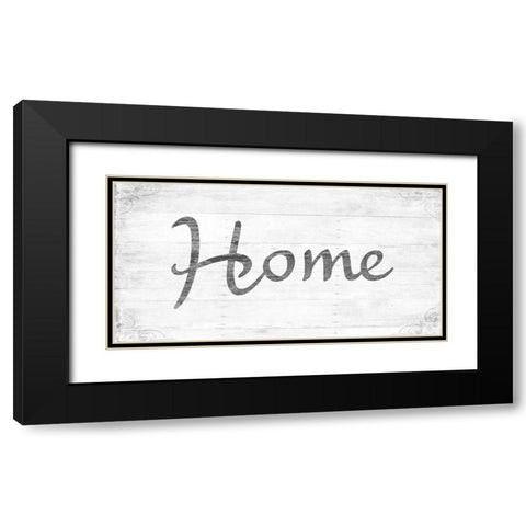 Home Black Modern Wood Framed Art Print with Double Matting by Lewis, Sheldon
