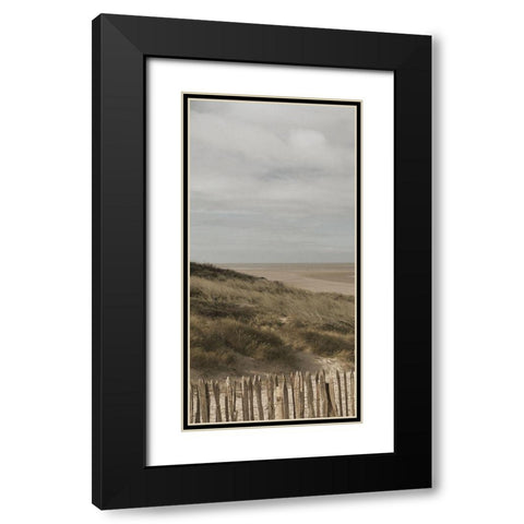 Bathway Beach 1 Black Modern Wood Framed Art Print with Double Matting by Lewis, Sheldon