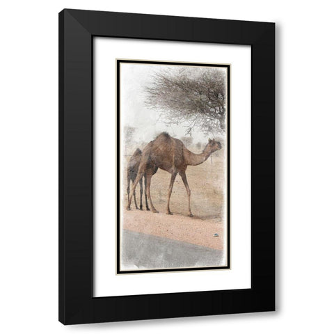 Family Dinner 3 Black Modern Wood Framed Art Print with Double Matting by Lewis, Sheldon