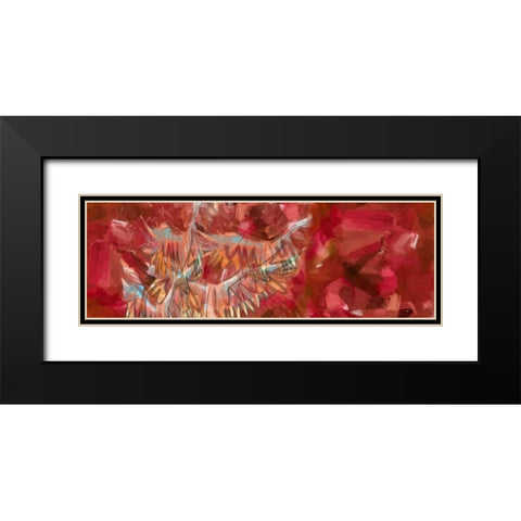 Red And Wings Black Modern Wood Framed Art Print with Double Matting by Butcher, Sarah