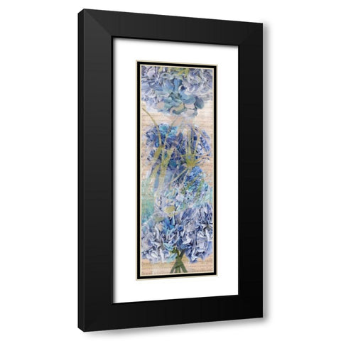 Hydragea 1 Black Modern Wood Framed Art Print with Double Matting by Butcher, Sarah
