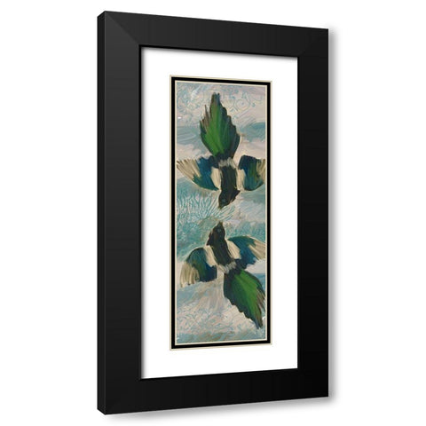 Sky Battle Black Modern Wood Framed Art Print with Double Matting by Butcher, Sarah