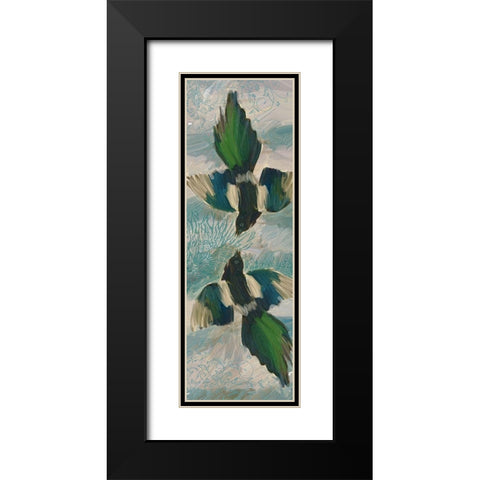 Sky Battle Black Modern Wood Framed Art Print with Double Matting by Butcher, Sarah
