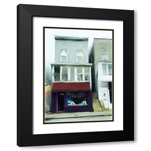 Nerdporium Black Modern Wood Framed Art Print with Double Matting by Butcher, Sarah