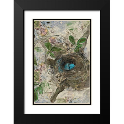 The Nest Black Modern Wood Framed Art Print with Double Matting by Butcher, Sarah