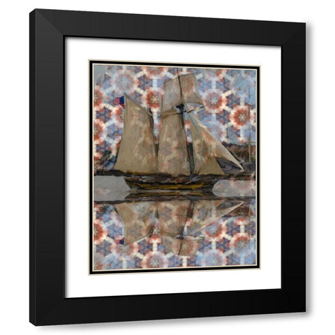 Big Sail 2 Black Modern Wood Framed Art Print with Double Matting by Butcher, Sarah