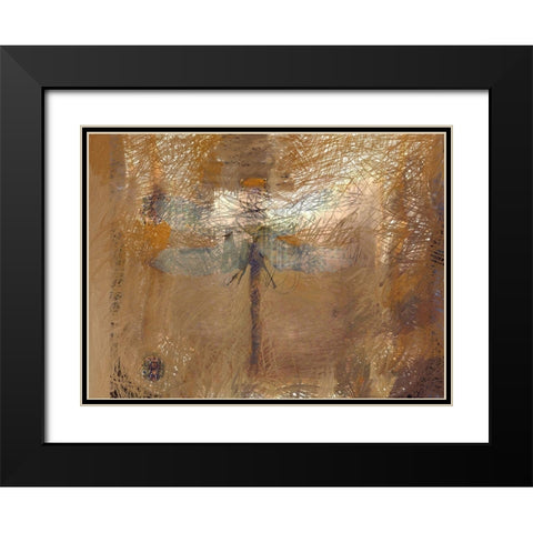 Golden Spirit Black Modern Wood Framed Art Print with Double Matting by Butcher, Sarah