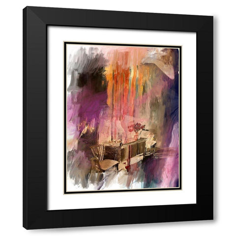 Sunday Brunch Black Modern Wood Framed Art Print with Double Matting by Butcher, Sarah