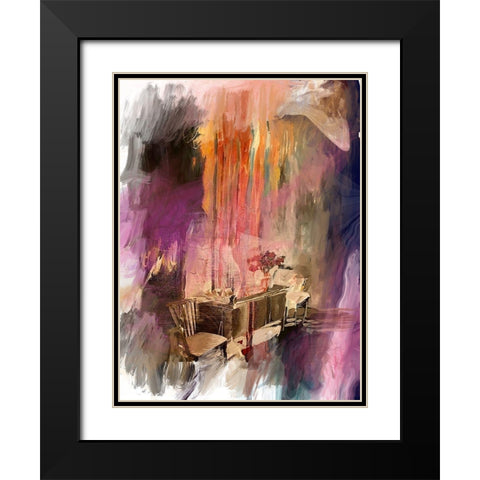 Sunday Brunch Black Modern Wood Framed Art Print with Double Matting by Butcher, Sarah