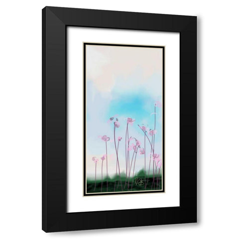 Mellow Meadow 2 Black Modern Wood Framed Art Print with Double Matting by Butcher, Sarah