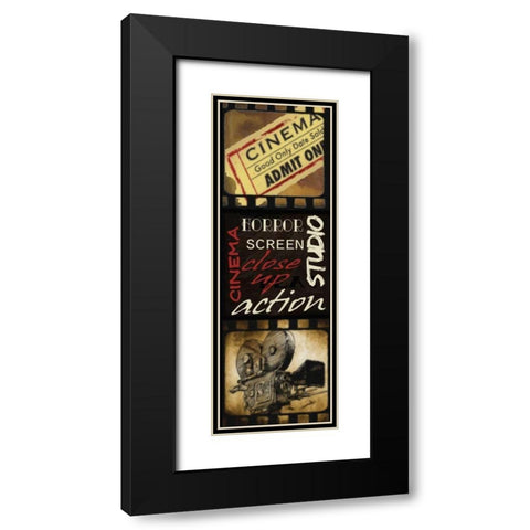BOX  OFFICE I Black Modern Wood Framed Art Print with Double Matting by Greene, Taylor