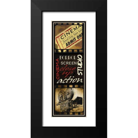 BOX  OFFICE I Black Modern Wood Framed Art Print with Double Matting by Greene, Taylor