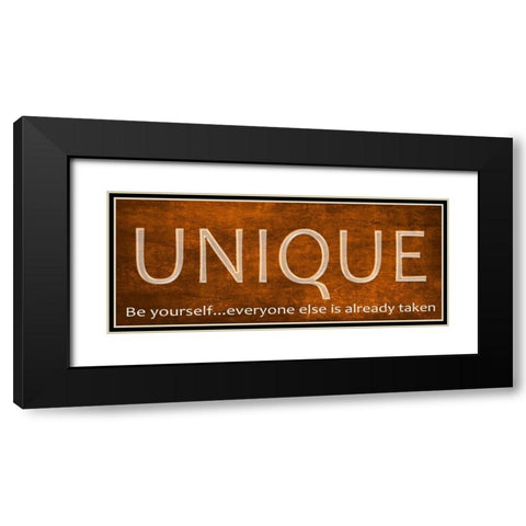 Unique Black Modern Wood Framed Art Print with Double Matting by Greene, Taylor