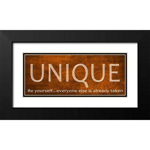 Unique Black Modern Wood Framed Art Print with Double Matting by Greene, Taylor
