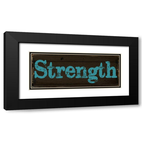 Strength 2 Black Modern Wood Framed Art Print with Double Matting by Greene, Taylor