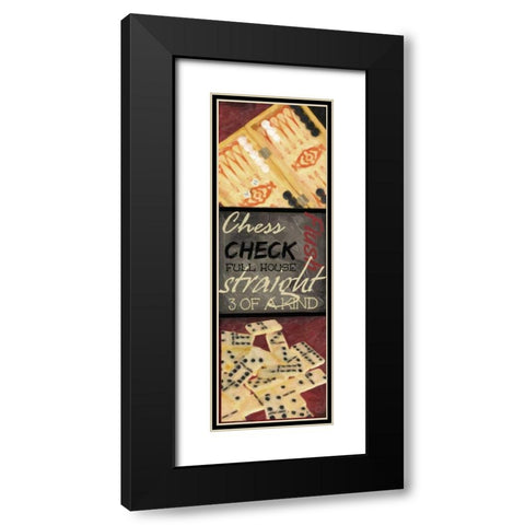 CLASSIC GAMES A Black Modern Wood Framed Art Print with Double Matting by Greene, Taylor