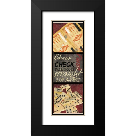 CLASSIC GAMES A Black Modern Wood Framed Art Print with Double Matting by Greene, Taylor