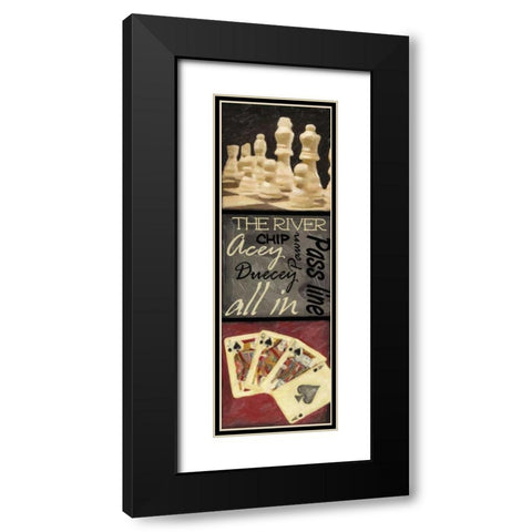 CLASSIC GAMES C Black Modern Wood Framed Art Print with Double Matting by Greene, Taylor