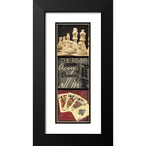 CLASSIC GAMES C Black Modern Wood Framed Art Print with Double Matting by Greene, Taylor