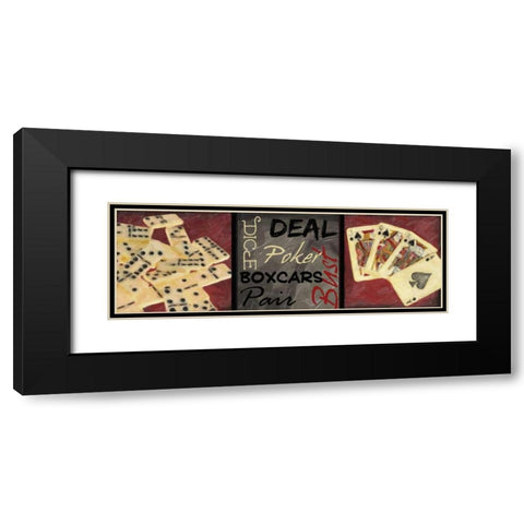 CLASSIC GAMES G Black Modern Wood Framed Art Print with Double Matting by Greene, Taylor