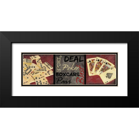 CLASSIC GAMES G Black Modern Wood Framed Art Print with Double Matting by Greene, Taylor