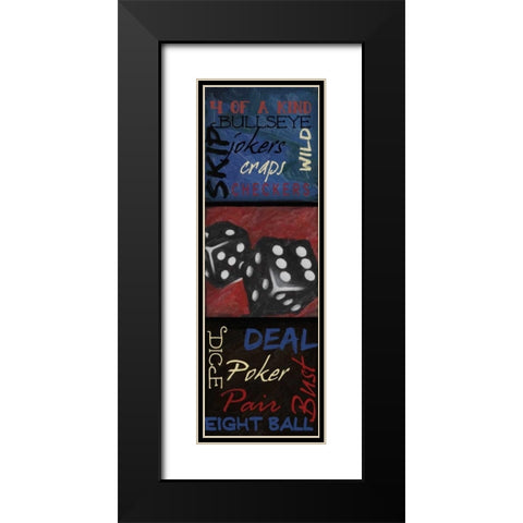 GAMING 9 PATCH 2 Black Modern Wood Framed Art Print with Double Matting by Greene, Taylor