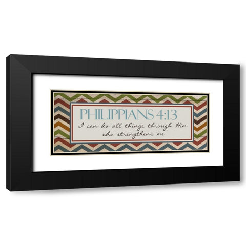 I CAN DO ALL Black Modern Wood Framed Art Print with Double Matting by Greene, Taylor