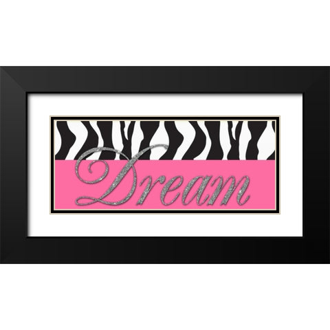 Dream Glitter Black Modern Wood Framed Art Print with Double Matting by Greene, Taylor