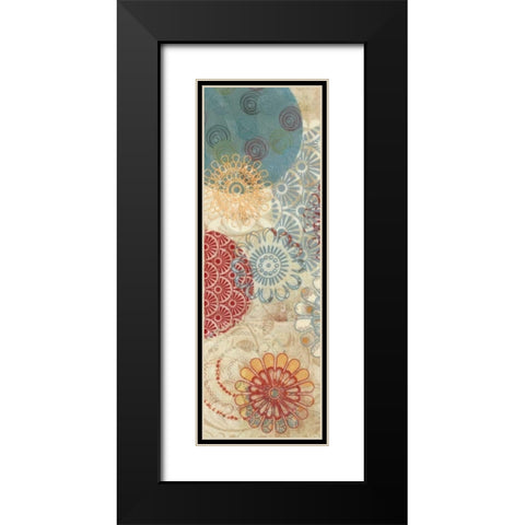 FLORA TRANCE VII Black Modern Wood Framed Art Print with Double Matting by Greene, Taylor