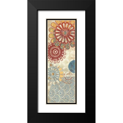 FLORA TRANCE VIII Black Modern Wood Framed Art Print with Double Matting by Greene, Taylor