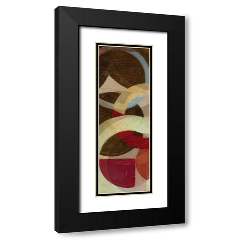 HALO WEAVE III Black Modern Wood Framed Art Print with Double Matting by Greene, Taylor