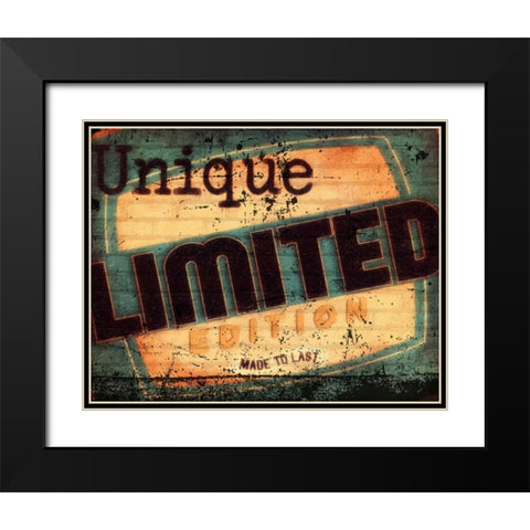 Unique Limied Edition Black Modern Wood Framed Art Print with Double Matting by Greene, Taylor