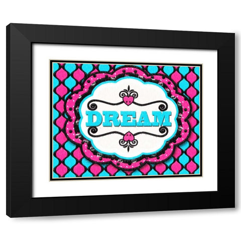 DREAM 2 Black Modern Wood Framed Art Print with Double Matting by Greene, Taylor