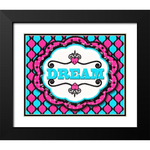 DREAM 2 Black Modern Wood Framed Art Print with Double Matting by Greene, Taylor