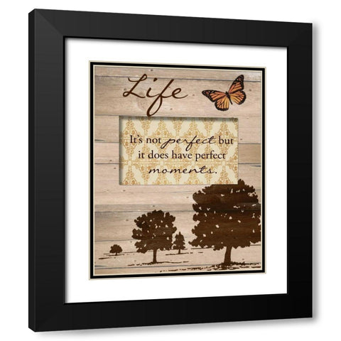 Life Black Modern Wood Framed Art Print with Double Matting by Greene, Taylor
