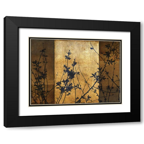 SIMPLE SILHOUETTE A Black Modern Wood Framed Art Print with Double Matting by Greene, Taylor
