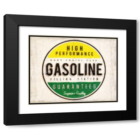 HIGH  PERFORMANCE Black Modern Wood Framed Art Print with Double Matting by Greene, Taylor