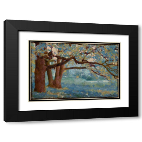 Azure Landscape  Black Modern Wood Framed Art Print with Double Matting by Greene, Taylor
