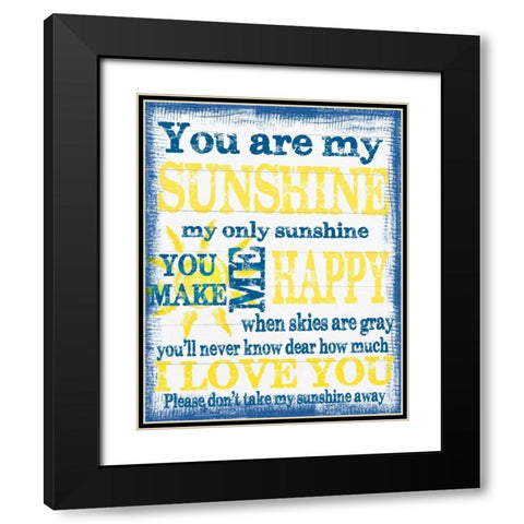 Sunshine 2 Black Modern Wood Framed Art Print with Double Matting by Greene, Taylor