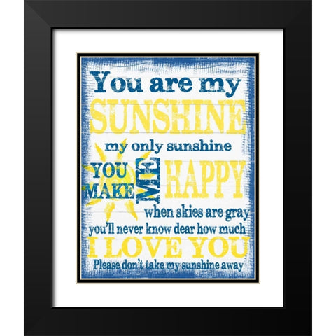 Sunshine 2 Black Modern Wood Framed Art Print with Double Matting by Greene, Taylor