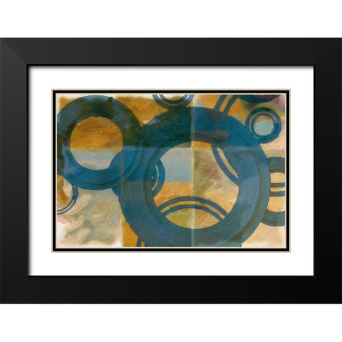 Cullen Centric Black Modern Wood Framed Art Print with Double Matting by Greene, Taylor
