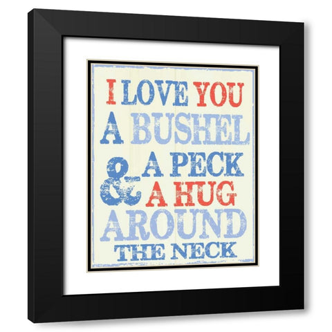 A Peck Black Modern Wood Framed Art Print with Double Matting by Greene, Taylor