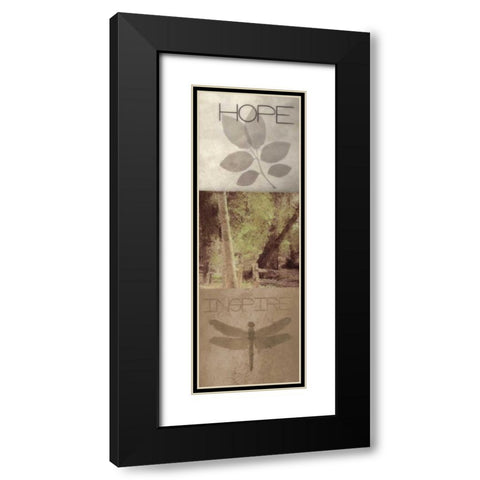 SIlhouette Beauty  C Black Modern Wood Framed Art Print with Double Matting by Greene, Taylor