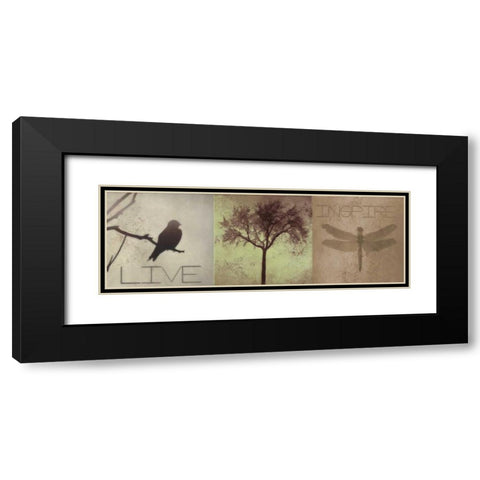 SIlhouette Beauty  F Black Modern Wood Framed Art Print with Double Matting by Greene, Taylor